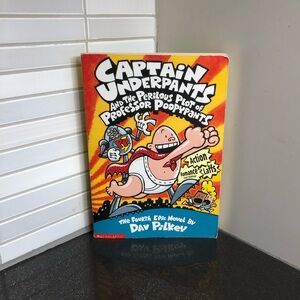 🧡3/$12 Captain Underpants and the Perilous Plot of Professor Poopypants